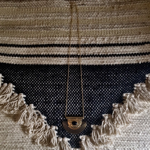 Gold Black Necklace - Picture 1 of 2
