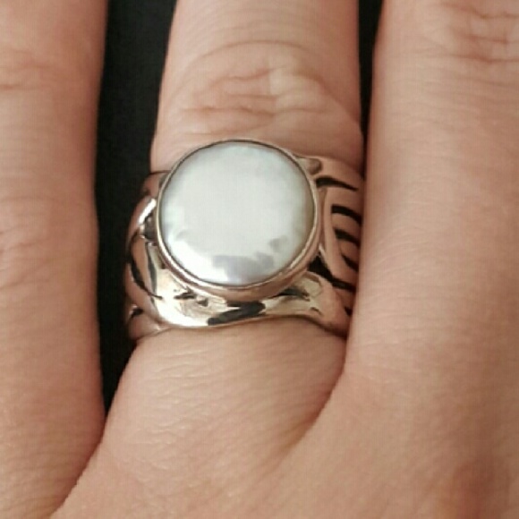 Silpada Mermaid coin ring size 5