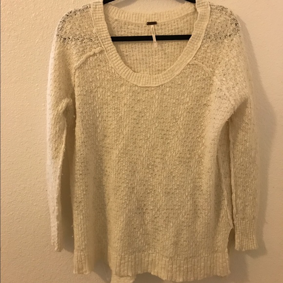 Free People beige sweater
