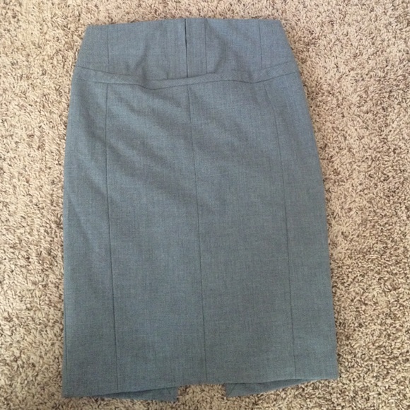 Gray Express Pencil Skirt