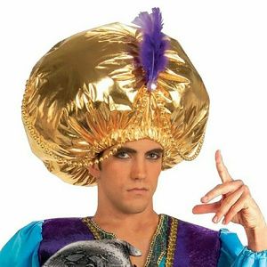 Men's Genie Costume with giant turban