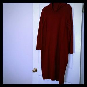 Sweater Dress with Mock Neck by Talbots