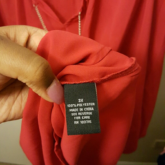 Red blouse - Picture 3 of 3