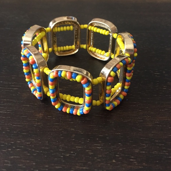 Beaded stretch bracelet