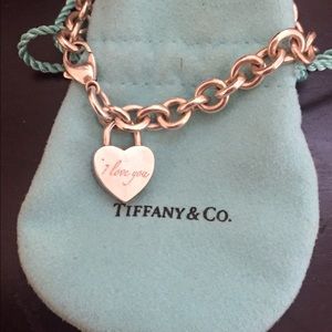 Tiffany bracelet w/ charm