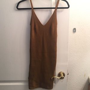 Rusted Brown knitted dress
