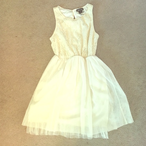 Cream colored dress