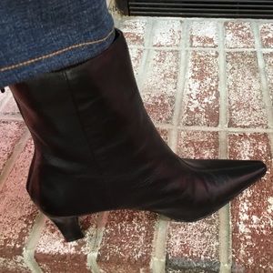 🎉Black leather Ankle boots 🎉