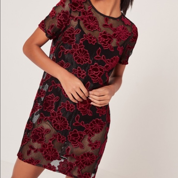 Embroiled V Back Dress - Picture 2 of 2