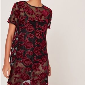 Embroiled V Back Dress