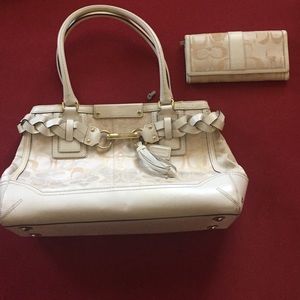 Coach purse and matching wallet.