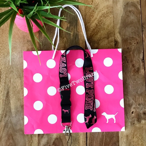 Love Pink Lanyard - Picture 2 of 2