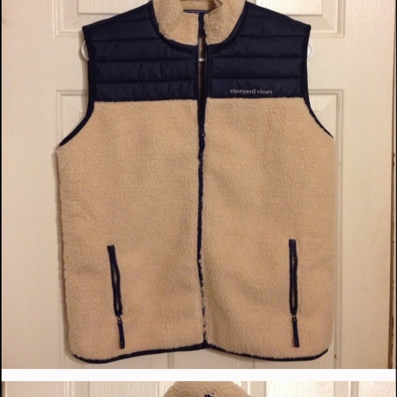 Vineyard vines Sherpa vest