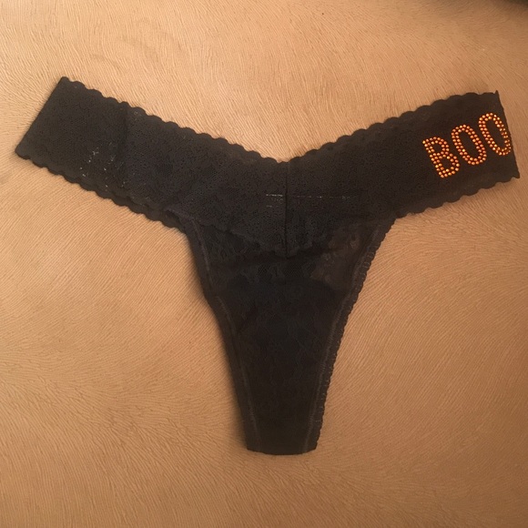 Victoria's Secret Halloween BOO thong panties underwear