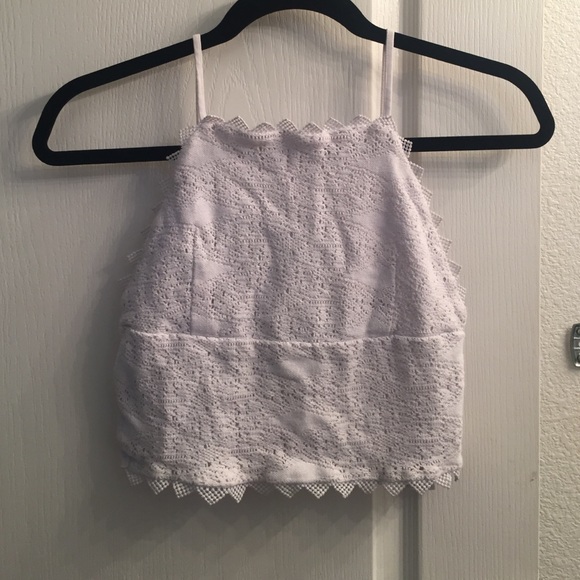 Top Shop white crop