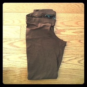 Brown leggings from The Limited