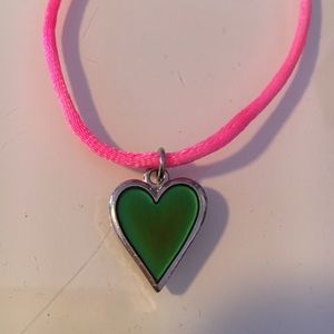 Mood heart necklace