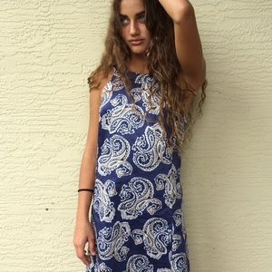Paisley Halter Dress