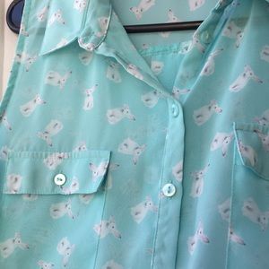 Button up bunny top
