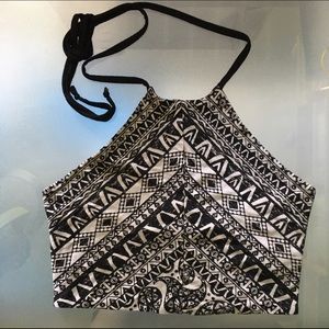 Halter crop top