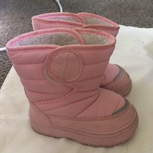 Pink Winter Boots