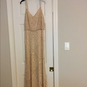 Adrianna Papell -Embellished Blouson Gown