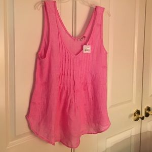 NWT Calypso St Barth Linen Top. Size M