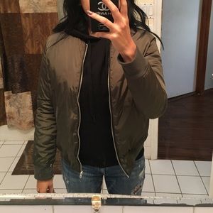OLIVE forever 21 Bomber