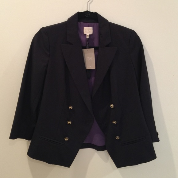 Anthropologie navy blazer new with tags