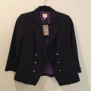 Anthropologie navy blazer new with tags
