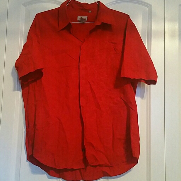 Versace  short sleeve  button down