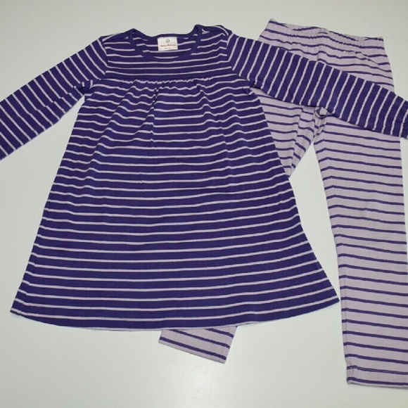 Hanna Andersson Girls Outfit (Shirt/Pants)