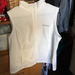 Columbia white vest