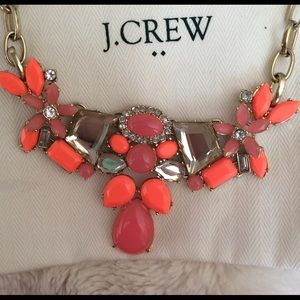 J. Crew Pink and Orange Necklace
