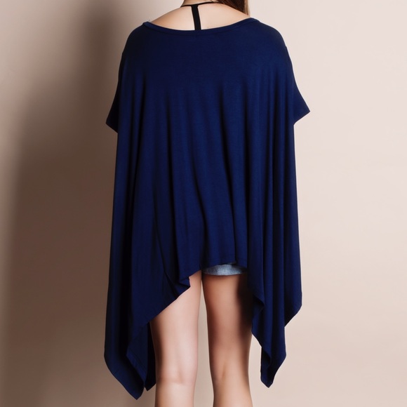 "Chase the Wind" Asymmetrical Tunic Top - Picture 4 of 4