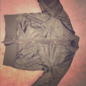 BULLHEAD OLIVE BOMBER JACKET