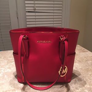 Michael Kors red purse