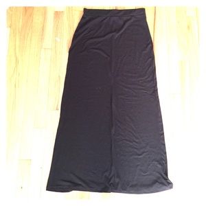 Brown fitted maxi dress