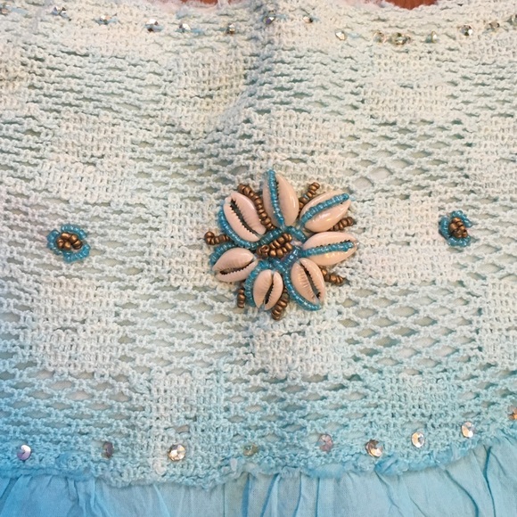 BoHo Cowry Shell Skirt - Picture 3 of 4