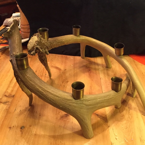 Antlers candle holders