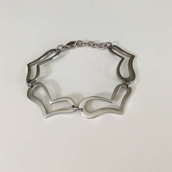 Stainless Steel Heart Bracelet