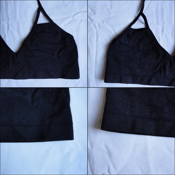 SOLD! Out From Under UO Black Halter Caged Bralette - Picture 3 of 3