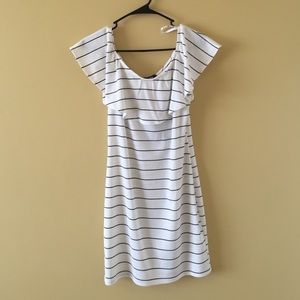 Striped mini dress