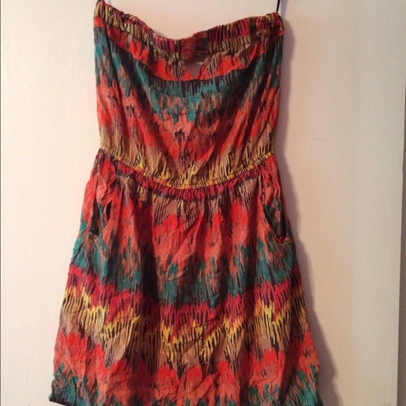 Aztec Print Mini Dress