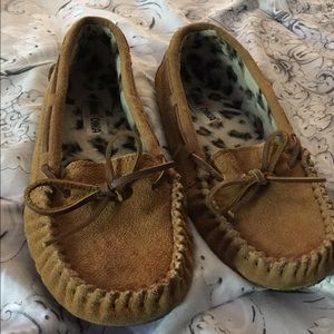 Slip on moccasins