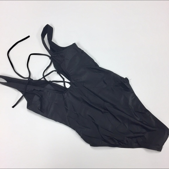 Black swimming suite one piece sw124 - Picture 4 of 4