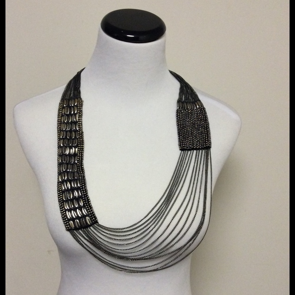 Fiona Paxton silver beaded necklace