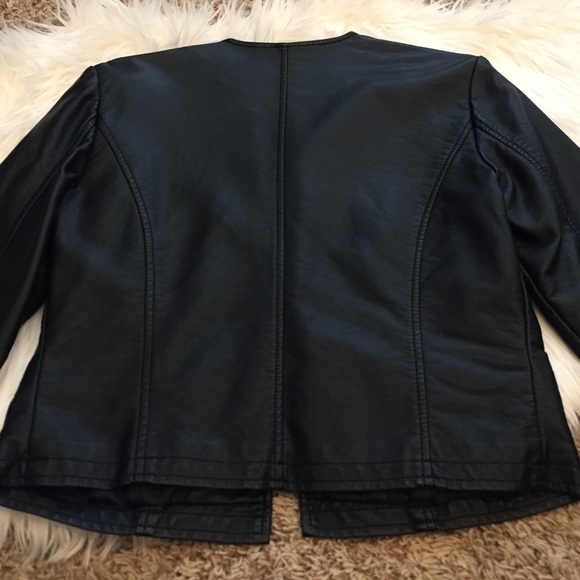 Black Studded Moto Jacket - Picture 2 of 4