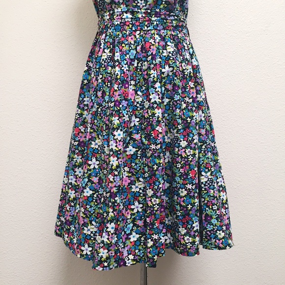 Floral Fit and Flare Dress - Picture 3 of 5