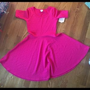 Lularoe Fuscia Nicole size L